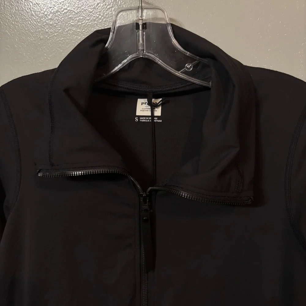 NWT prAna Black Full Zip Layna Jacket Athletic Workout‎ Activewear (Women Small)